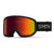 Smith Transfer Low Bridge Goggles Black/Red Sol-X Mirror