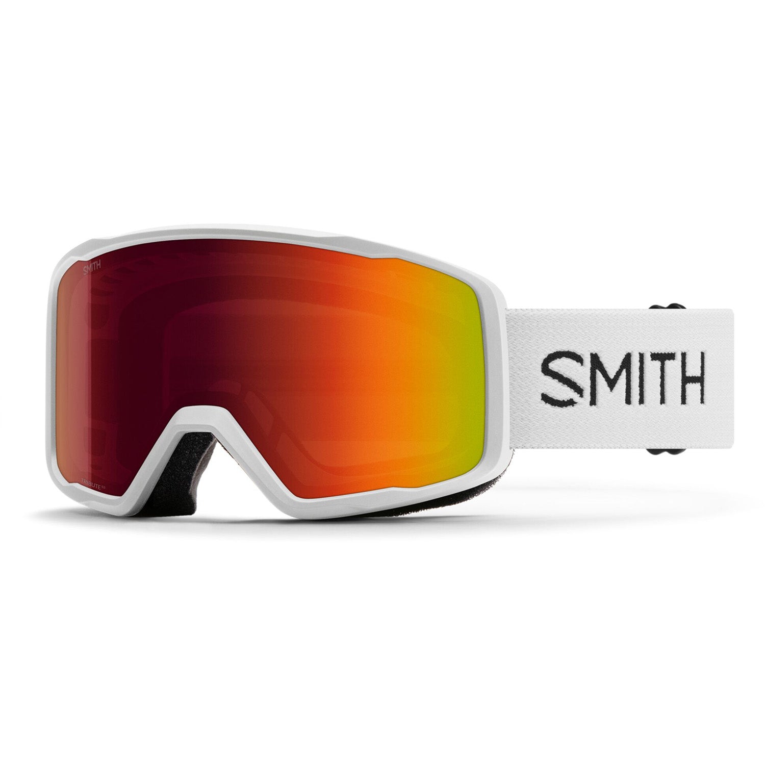 smith goggles warranty Smith Tribute Goggles White/Red Sol-X Mirror, One Size