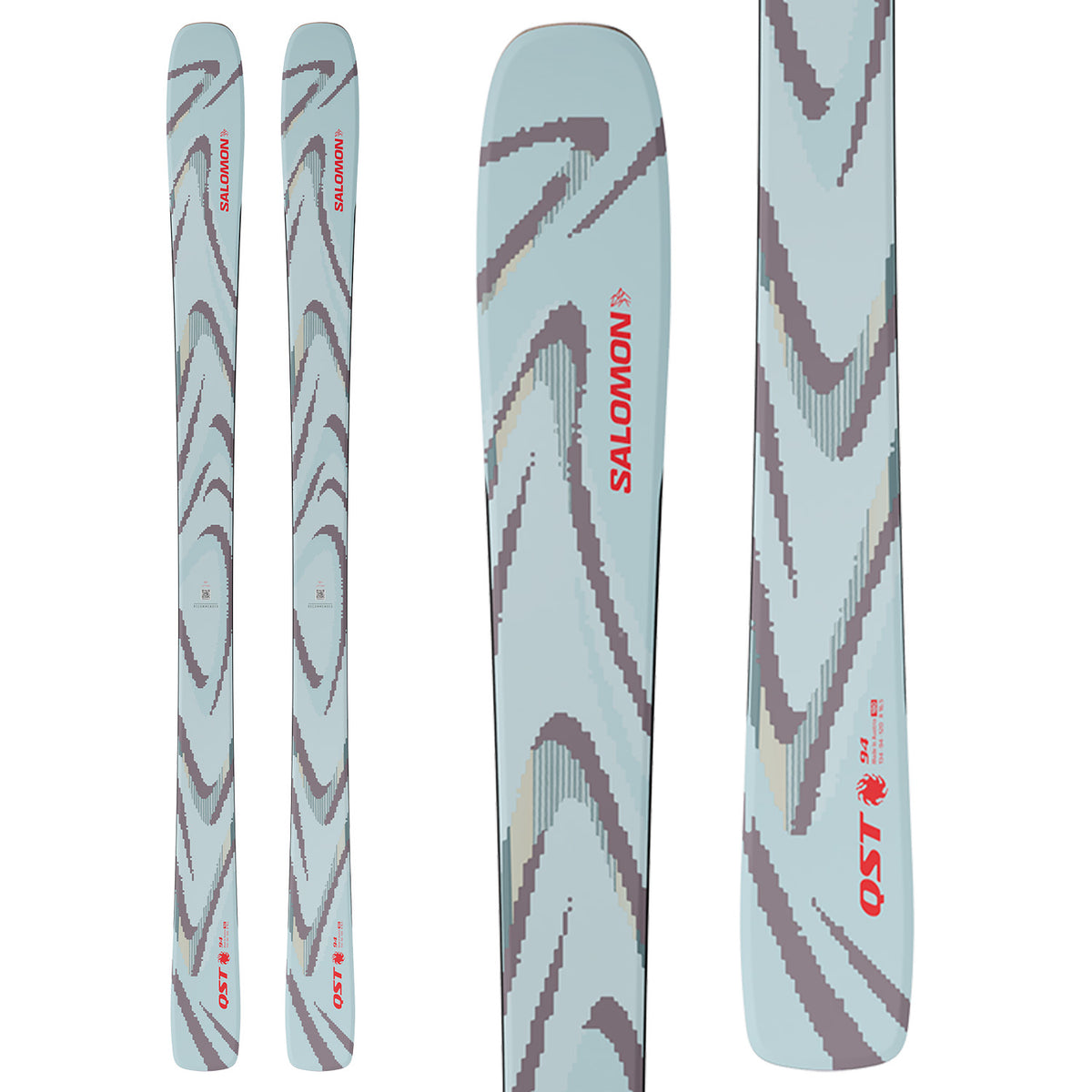 Salomon QST 94 Skis 2026 Iced Aqua