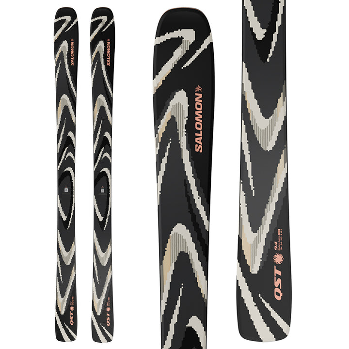 Salomon QST 94 Skis Black/Almond