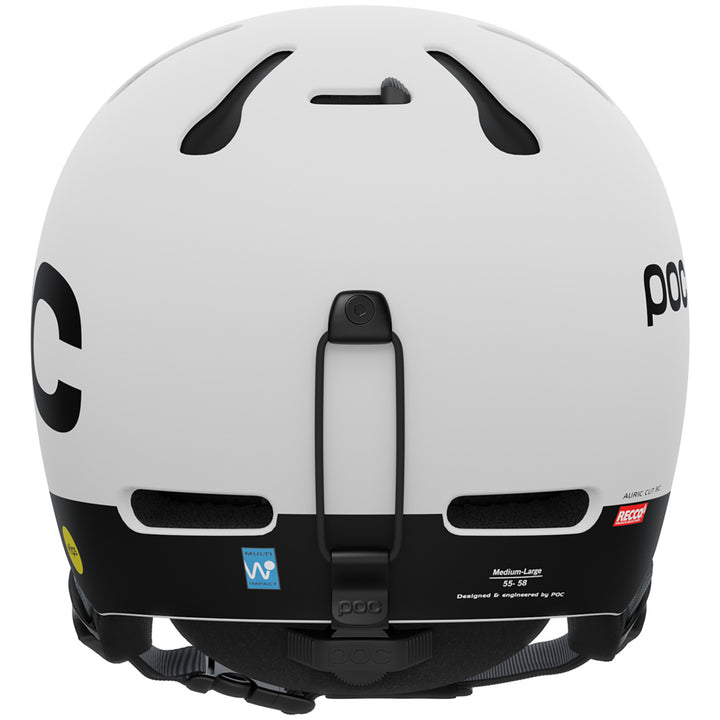 POC Auric Cut BC MIPS Helmet Hydrogen White Matte