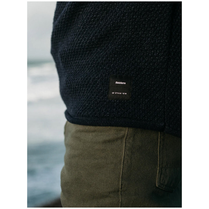 Finisterre Barents Jumper Crew Neck - Men's Indigo