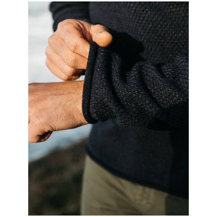 Finisterre Barents Jumper Crew Neck - Men's Indigo