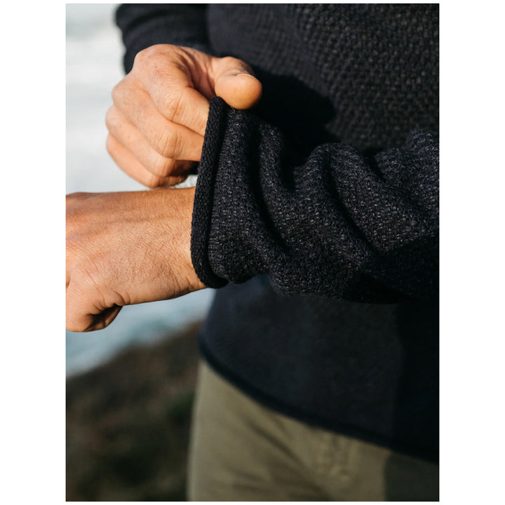 Finisterre Barents Jumper Crew Neck - Men's Indigo