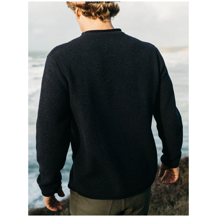 Finisterre Barents Jumper Crew Neck - Men's Indigo