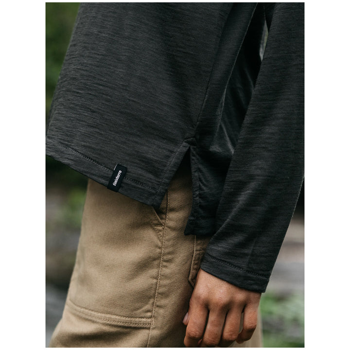 Finisterre Seeker Merino Long-Sleeve Tee - Women's Raven