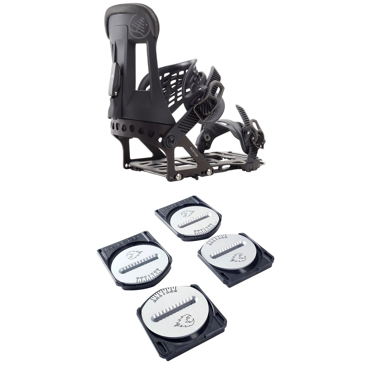 Burton Hitchhiker Splitboard Bindings  + Spark R&D Spark Pucks