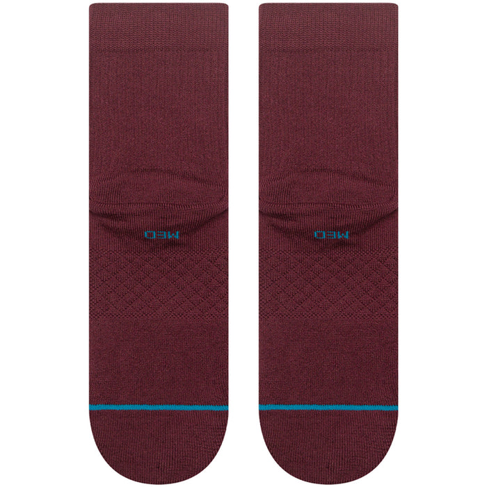 Stance Icon Quarter Socks Wine