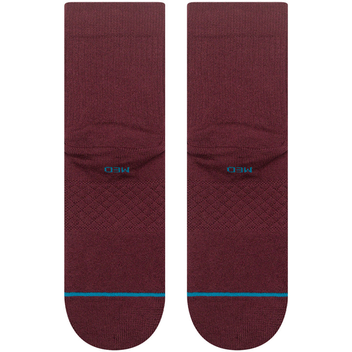 Stance Icon Quarter Socks Wine