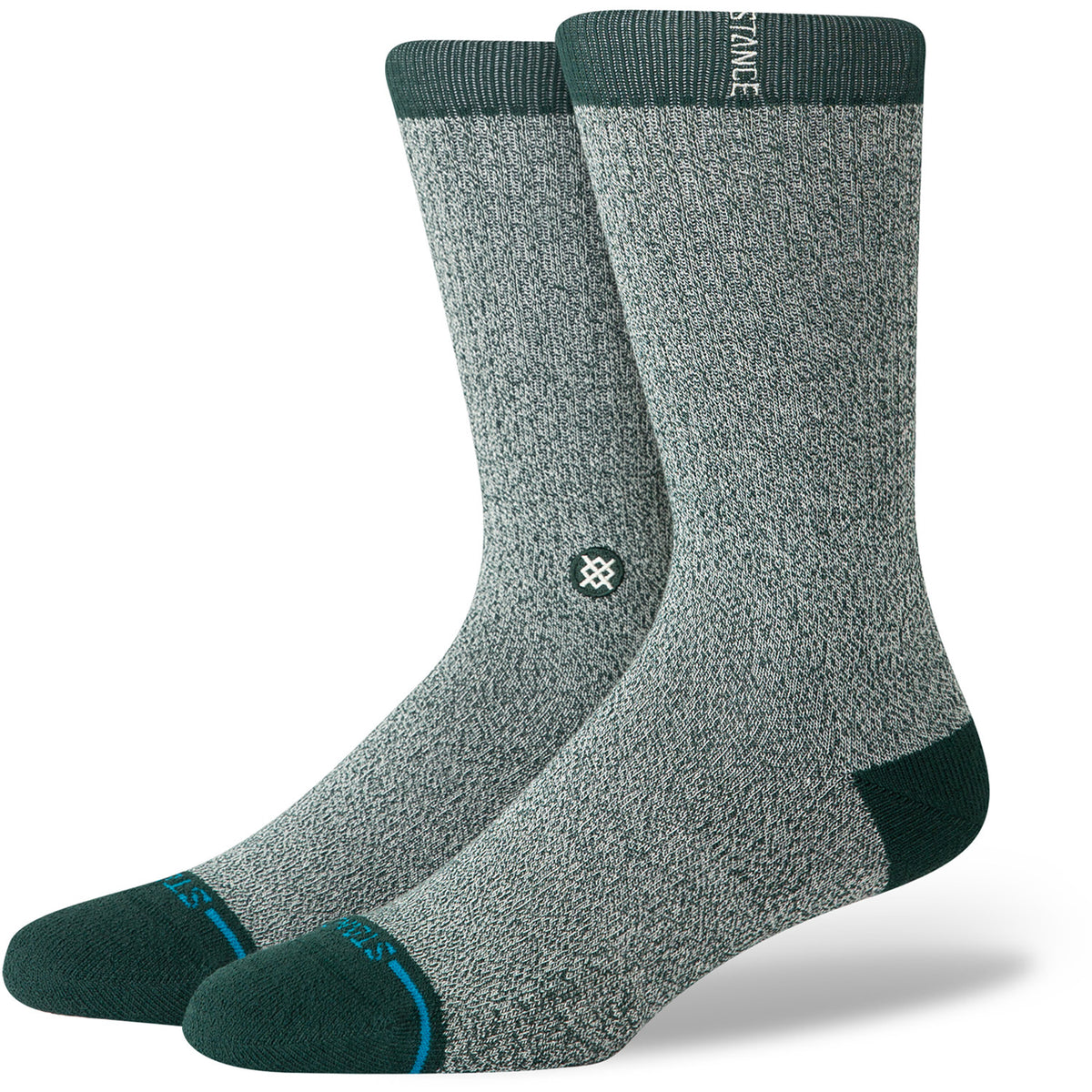 Stance Reset Crew Socks Pine