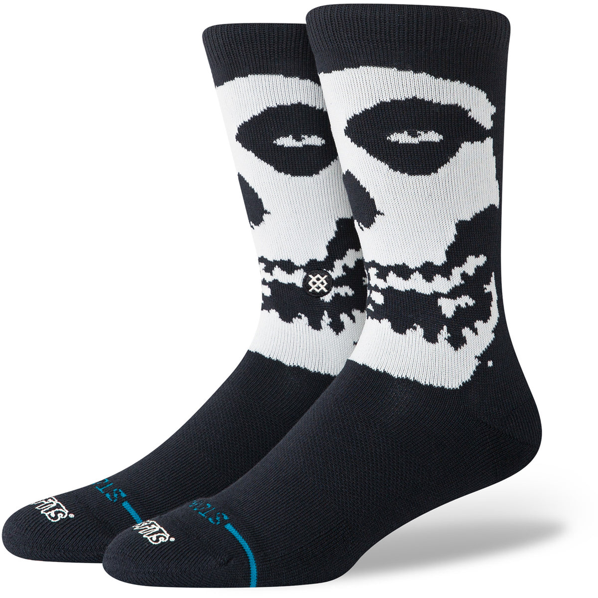 Stance Beware Crew Socks Black