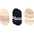 Stance Flipside No Show 3-Pack Socks - Women's Canvas