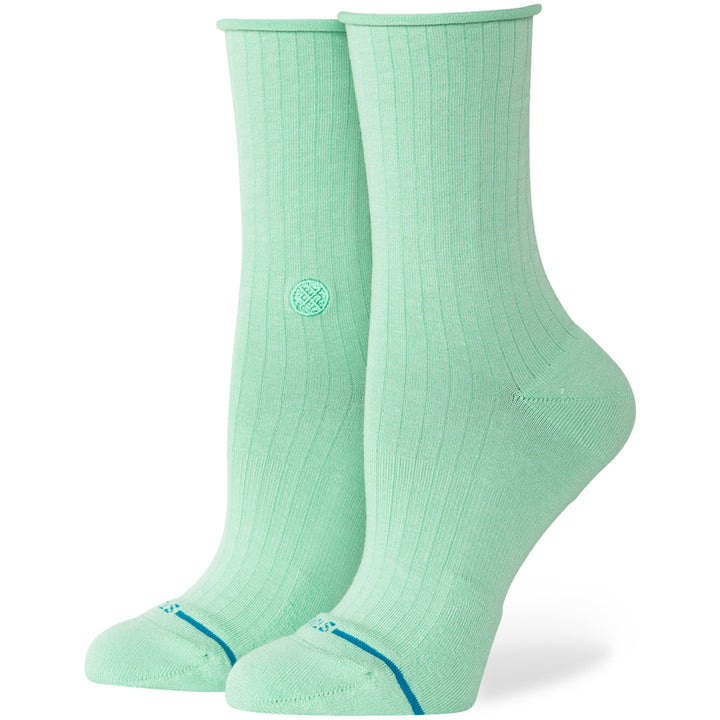 Stance Rolled Cuff Quarter Socks - Women's Jade