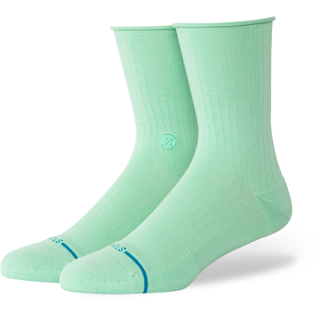 Stance Rolled Cuff Quarter Socks - Women's Jade