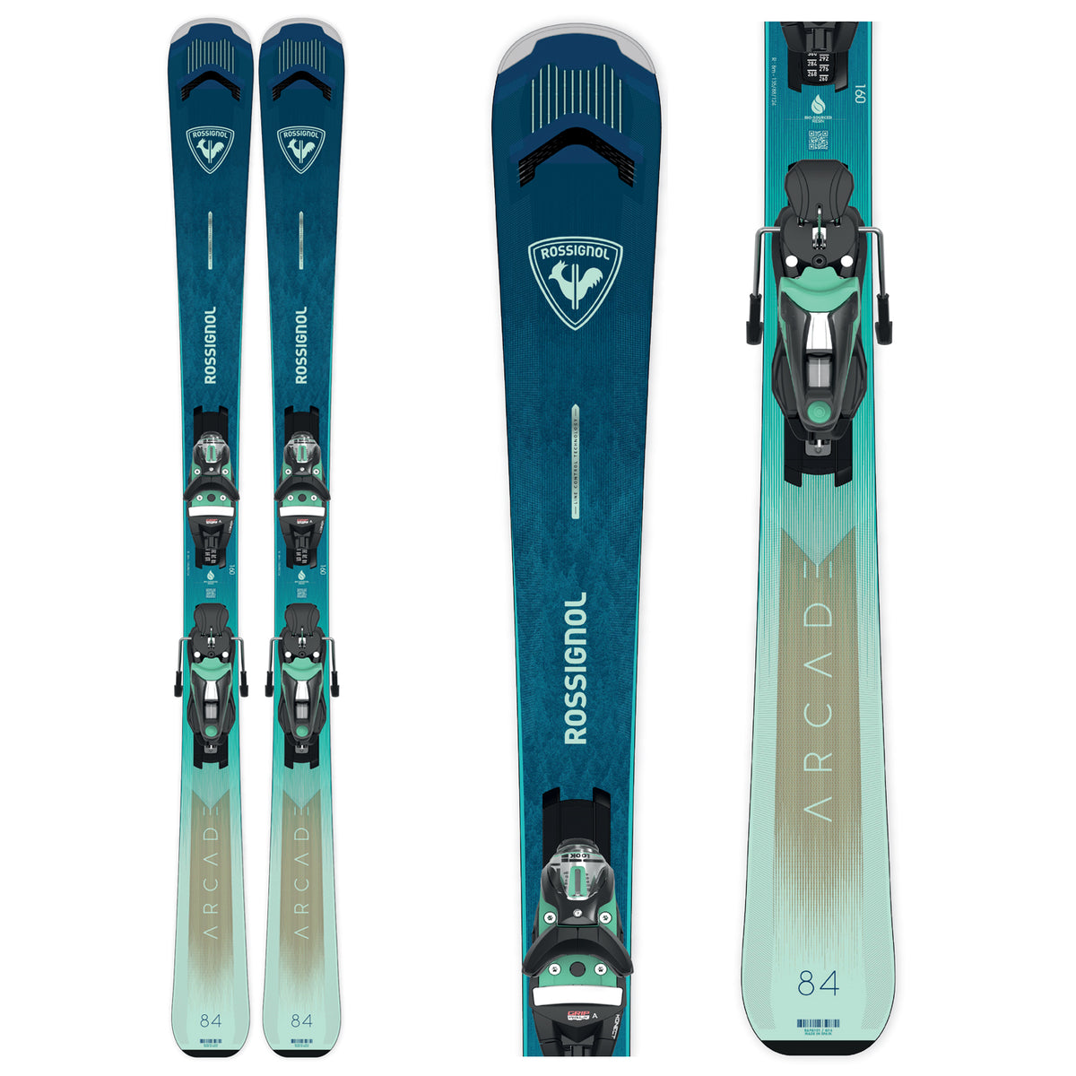 Rossignol Arcade 84 W Skis + NX 12 GW Bindings - Women's 2026
