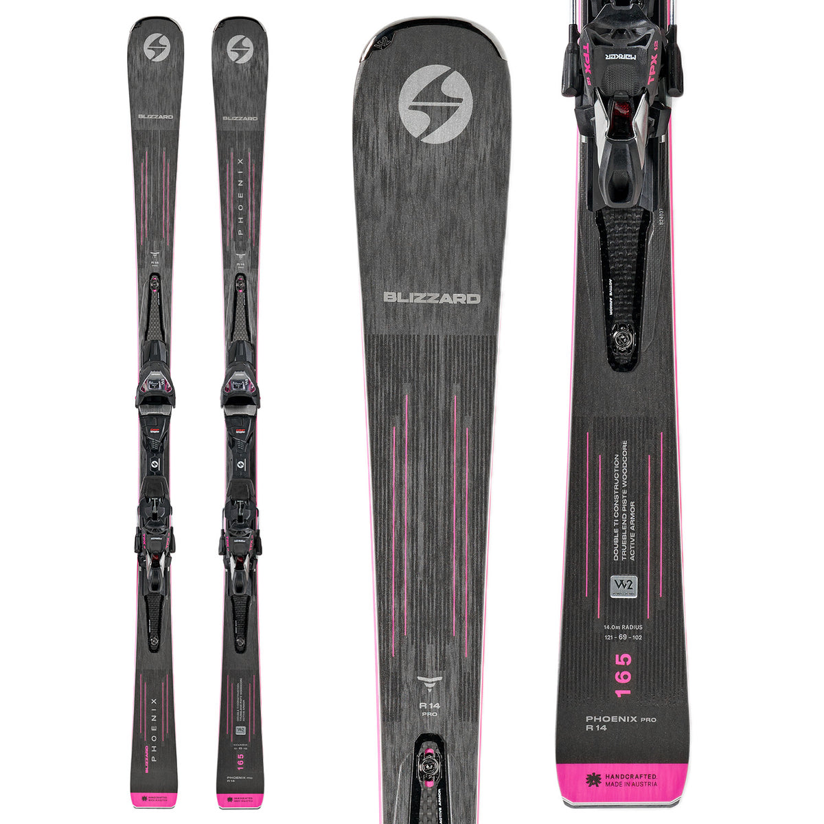 Blizzard Phoenix R14 Pro Skis + TPX12 Demo Bindings 2024