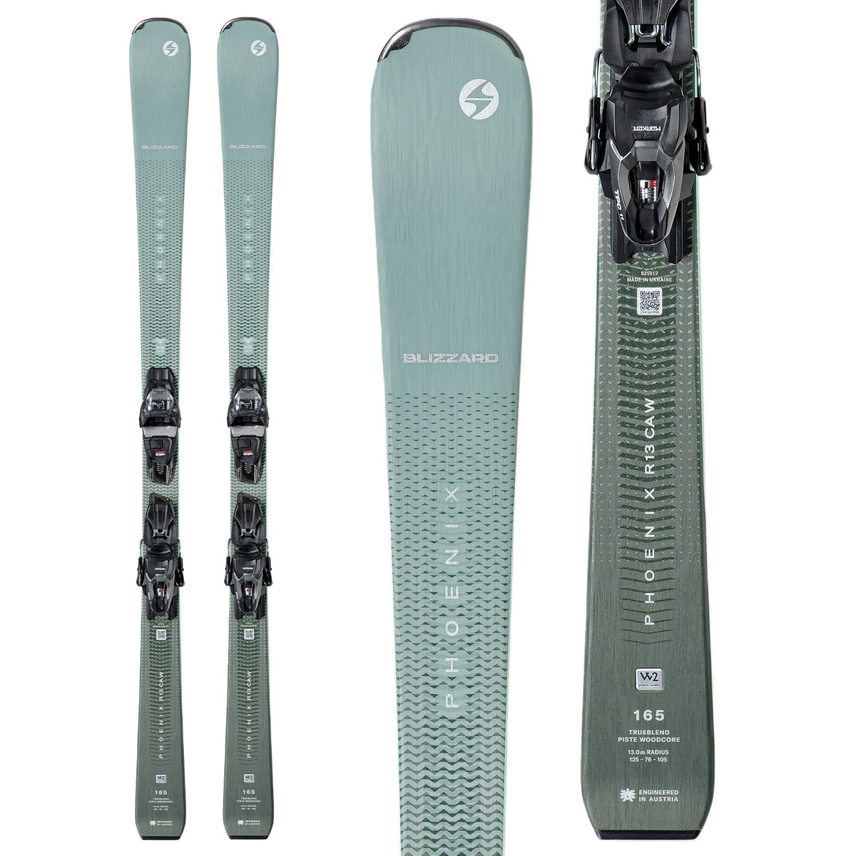Blizzard Phoenix R13 CA Skis + TPC11 Demo Bindings - Women's 2023