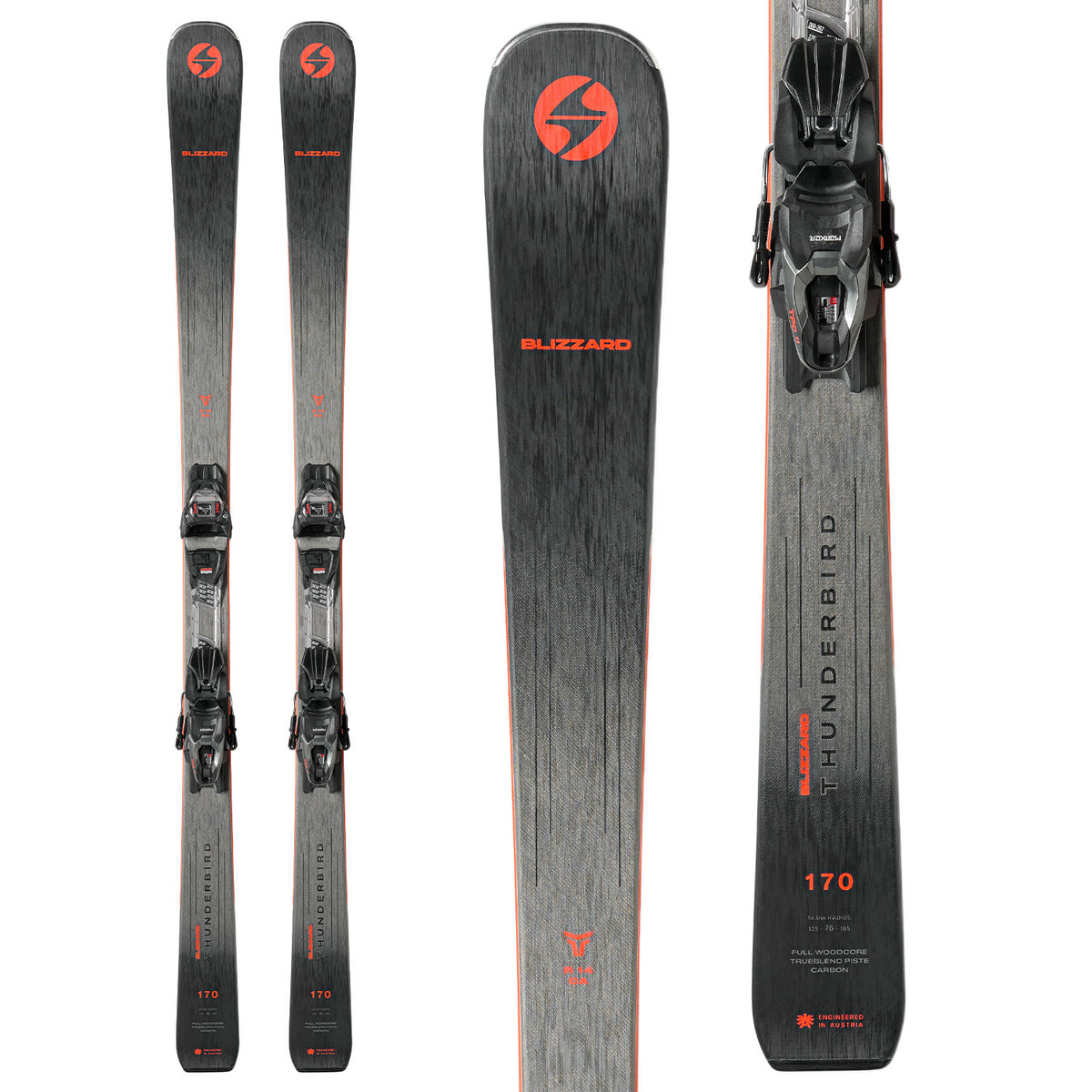 Blizzard Thunderbird Sport CA Skis + TPC11 Demo Bindings 2024