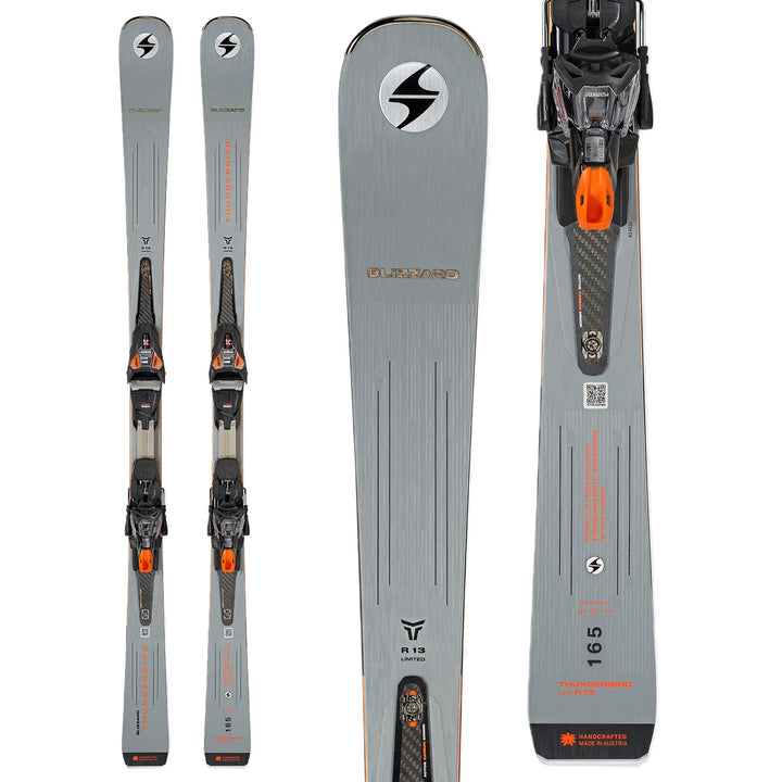 Blizzard Thunderbird R13 LTD Skis + XCELL 12 Demo Bindings 2024