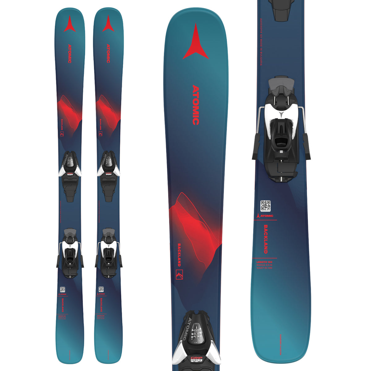 Atomic Backland Jr Skis + C5 GW Ski Bindings - Kids' 2026