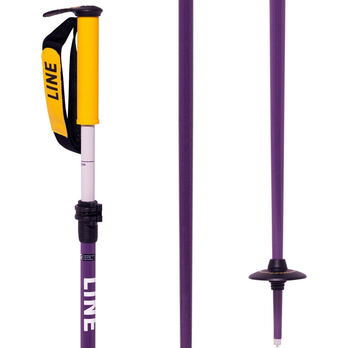 Line Skis Paintbrush Adjustable Ski Poles 2026 Purple