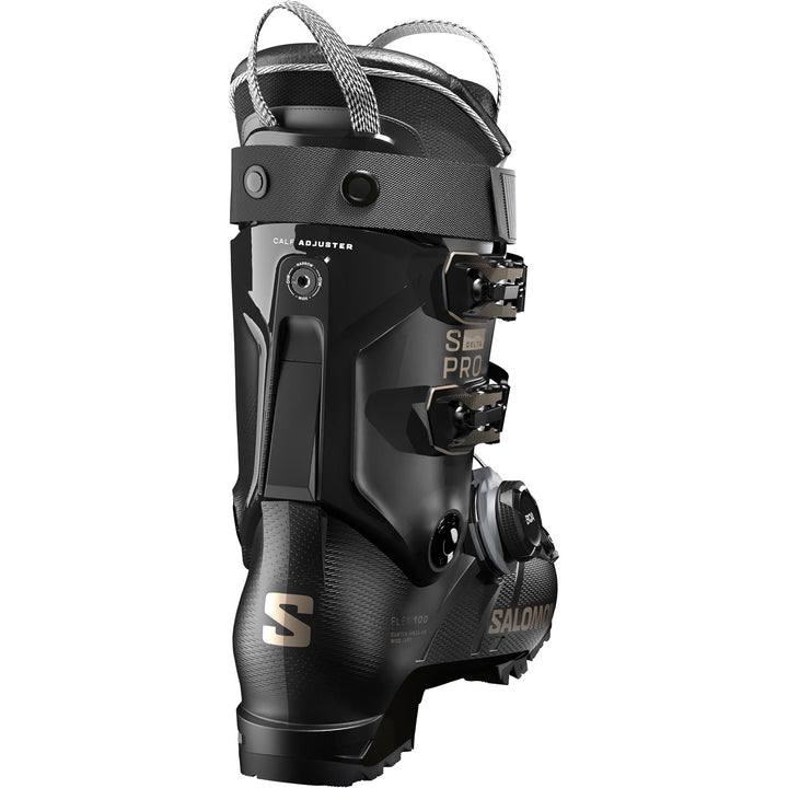 Salomon S/Pro Delta BOA 100 Ski Boots 2027 Black/Black/Titanium Metallic