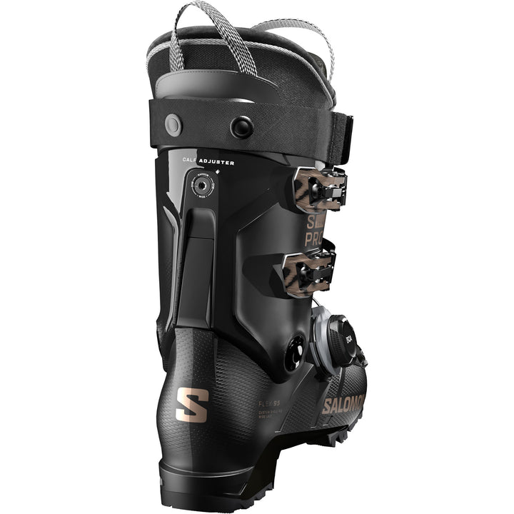Salomon S/Pro Delta BOA 95 W Ski Boots - Women's 2026 Black/Black/Pink Gold Metallic