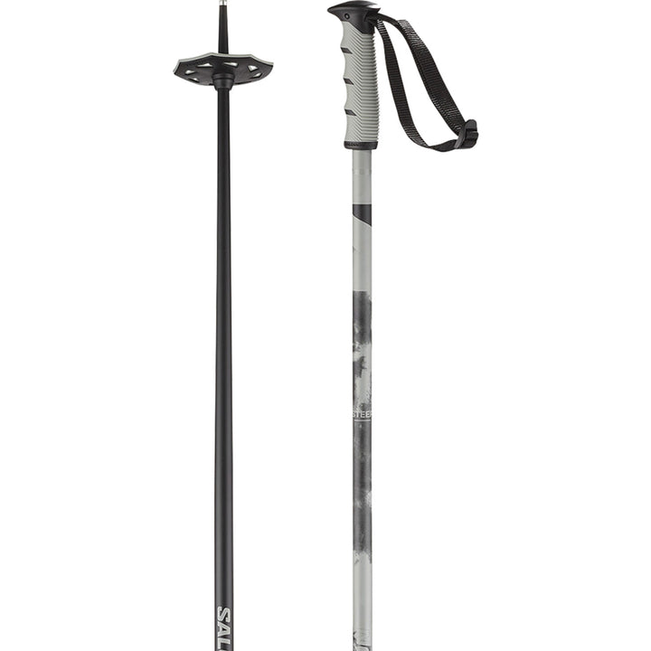 Salomon Steep Ski Poles 2026 Black/ Grey