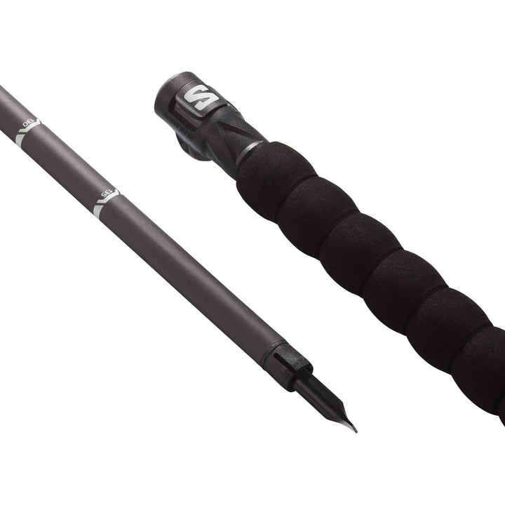 Salomon Steep Prime Vario S3 Ski Poles 2027 Black / White