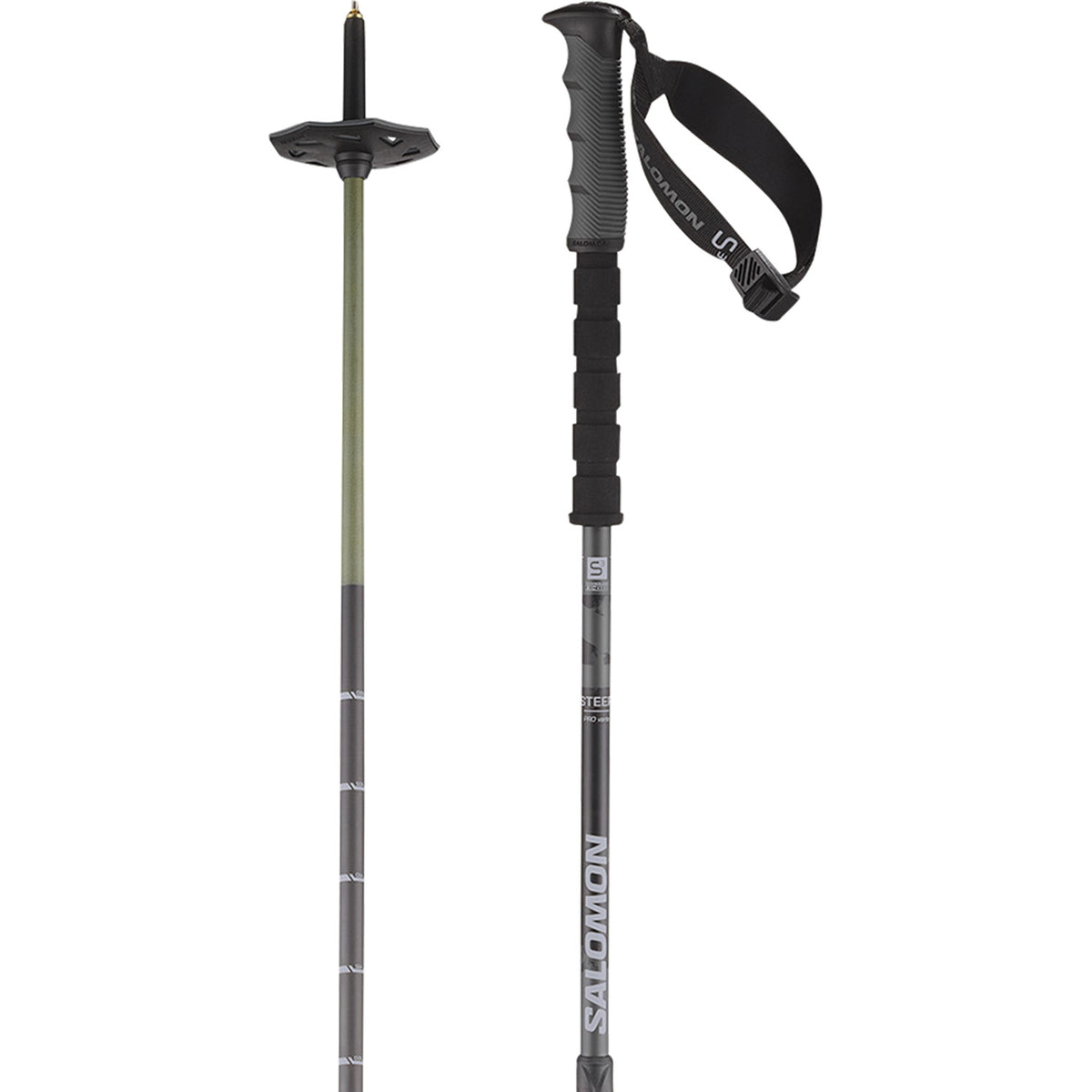 salomon angel s3 ski pole Steep Pro Vario Poles Black Ebony Abu Garcia EMAXSP20 / Style Number:1426141041 Fathers Day Sale this model combines durability