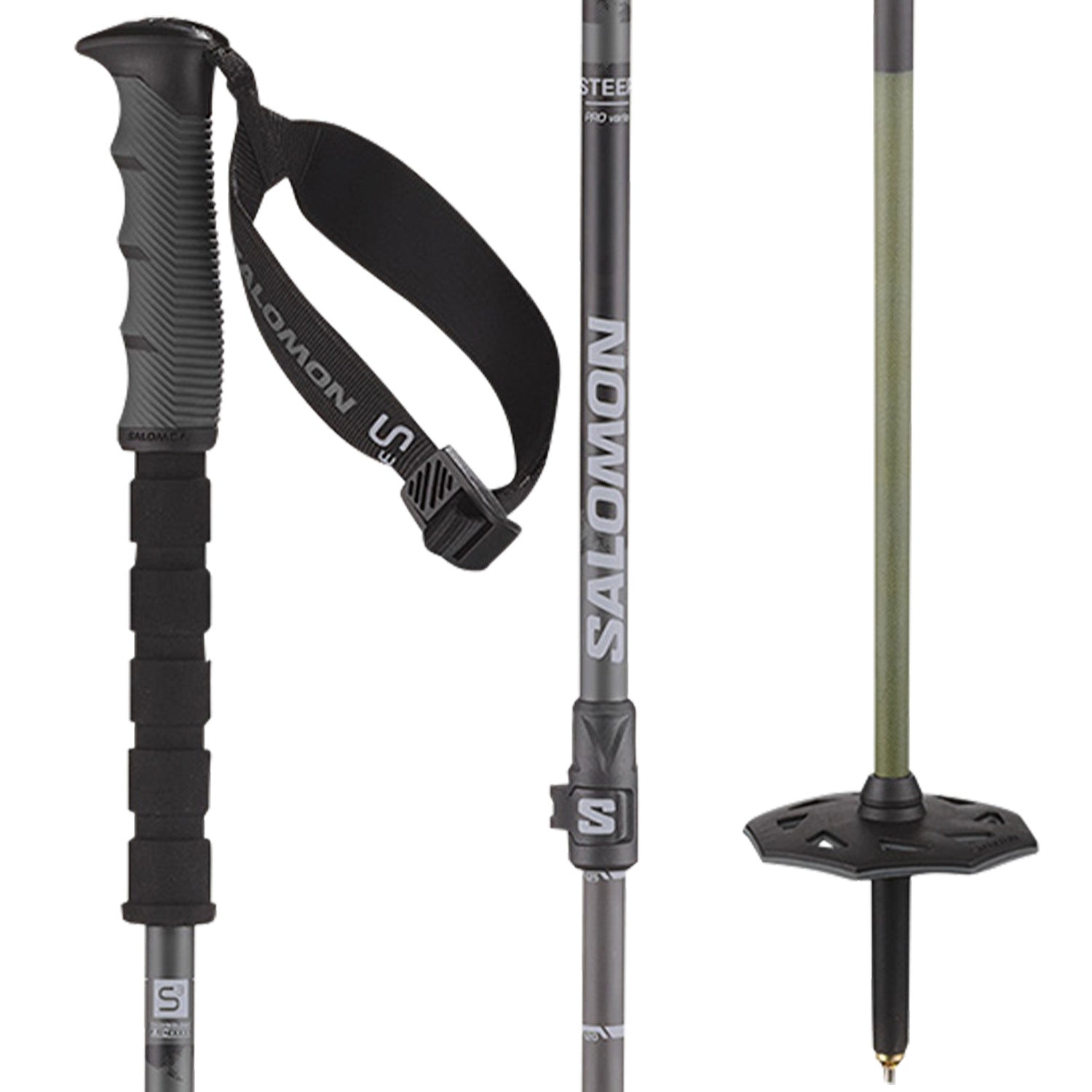 salomon angel s3 ski pole Salomon Steep Pro Vario S3 Ski Poles