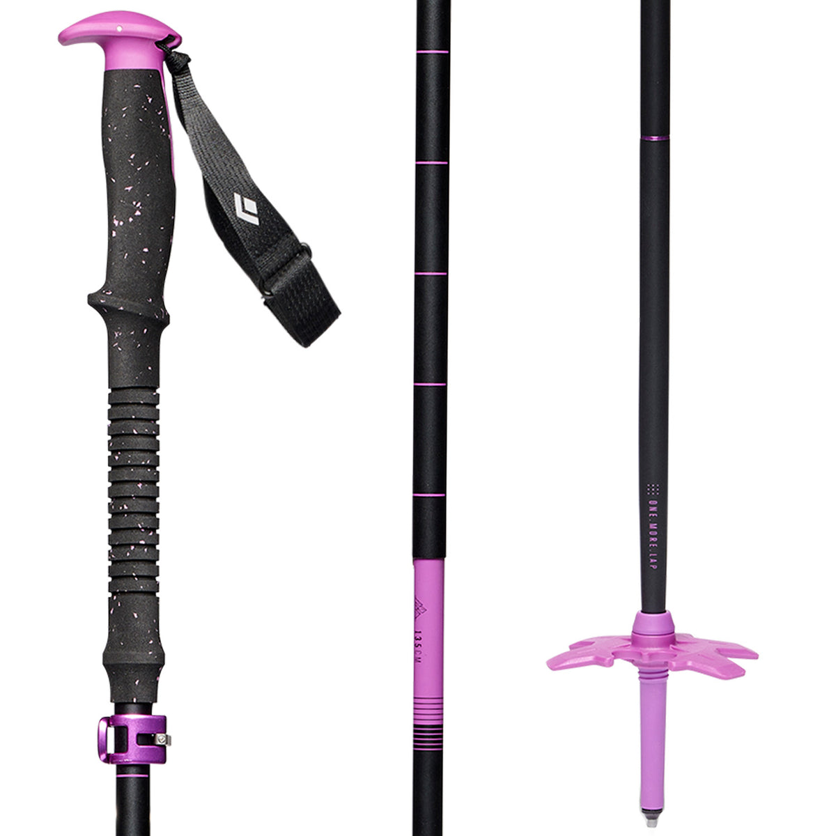 Black Diamond Expedition Compactor Ski Poles 2026 Piton Purple