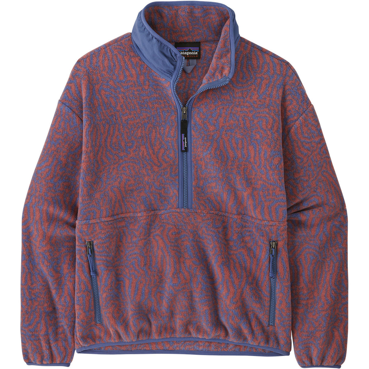 Patagonia Synchilla Marsupial Pullover - Women's Sea Run: Potters Red