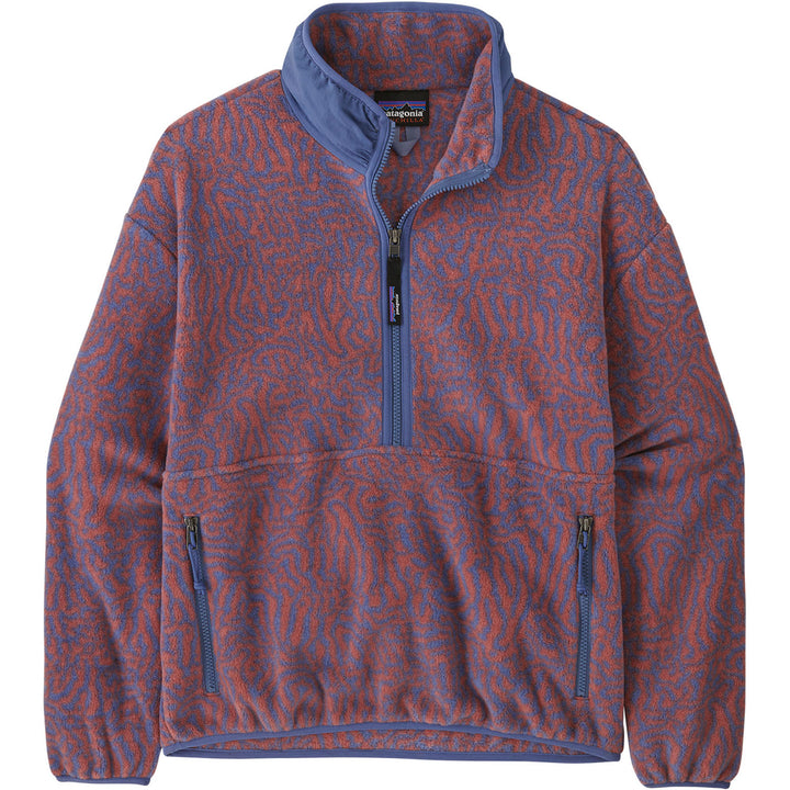Patagonia Synchilla Marsupial Pullover - Women's Sea Run: Potters Red