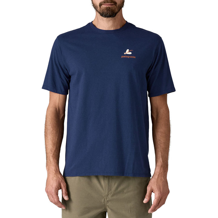 Patagonia Take a Stand Responsibili T-Shirt - Men's Pine Stream: Clement Blue