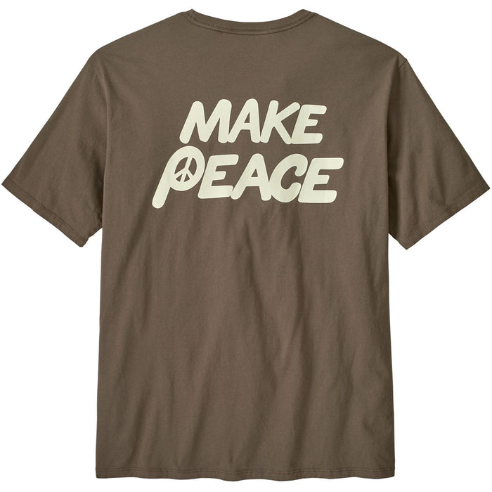 Patagonia Balance Organic T-Shirt - Men's Peace Seeds: Marlow Brown