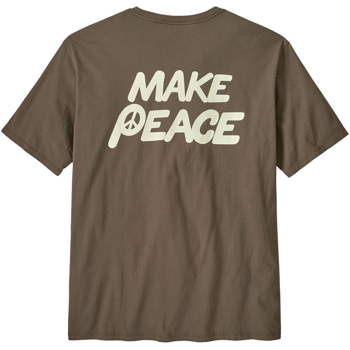 Patagonia Balance Organic T-Shirt - Men's Peace Seeds: Marlow Brown