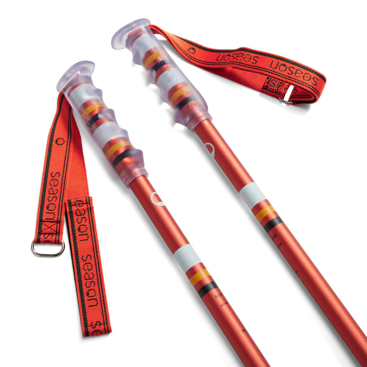 Season Community Ski Poles 2026 Red