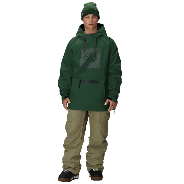 686 Waterproof Hoodie - Men's Moss Green
