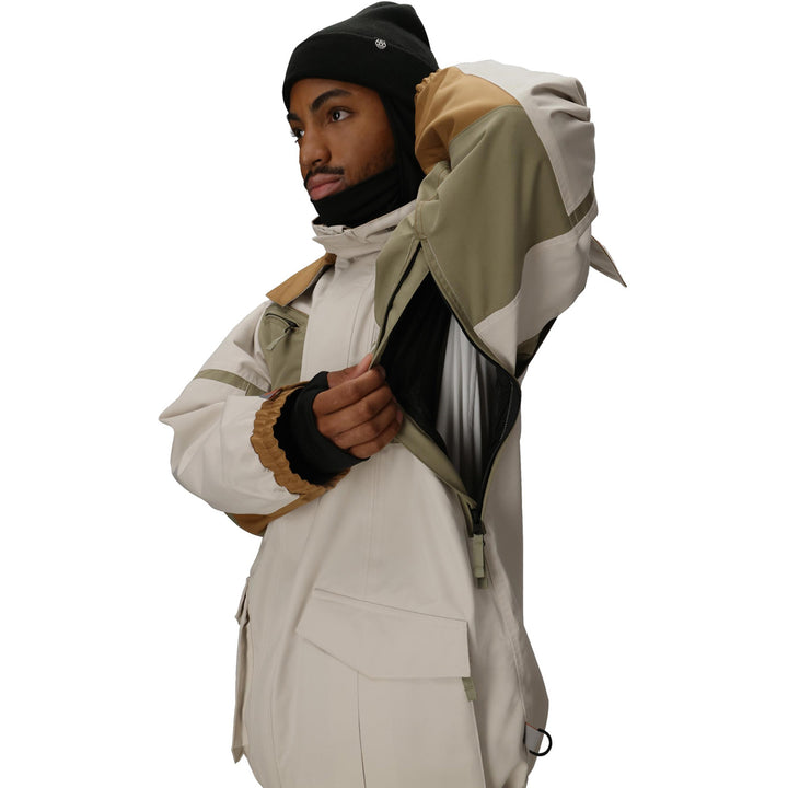 686 2001 Transfer Jacket - Men's Limestone Colorblock
