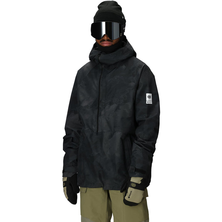 686 GORE-TEX Fragment Shell Anorak - Men's Black Hemisphere