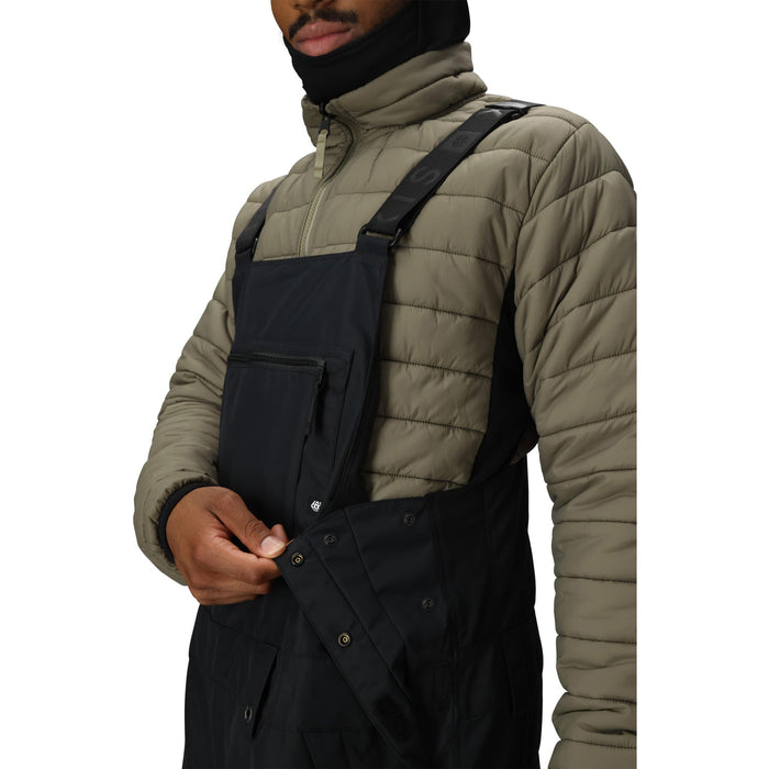 686 20K Hot Lap Shell Bibs - Men's Black
