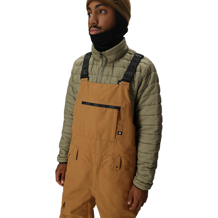 686 Hot Lap Insulated Bibs - Men's Caramel Ripstop