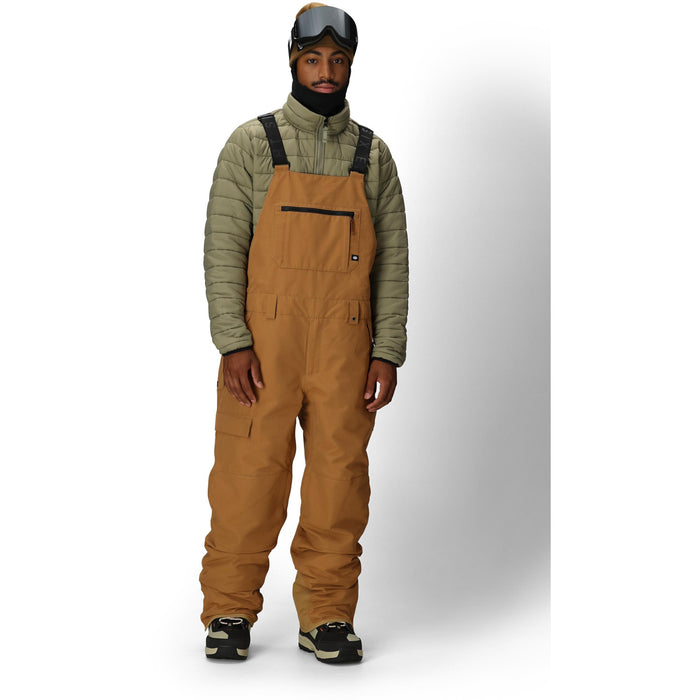 686 Hot Lap Insulated Bibs - Men's Caramel Ripstop