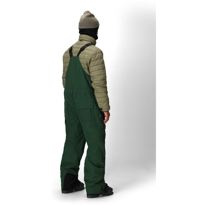 686 Hot Lap Insulated Bibs - Men's Moss Green Ripstop