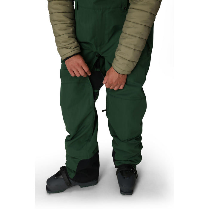 686 Hot Lap Insulated Bibs - Men's Moss Green Ripstop