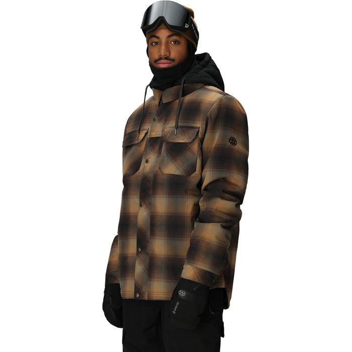 686 Woodland Insulated Jacket - Men's Caramel Plaid
