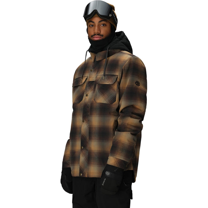 686 Woodland Insulated Jacket - Men's Caramel Plaid