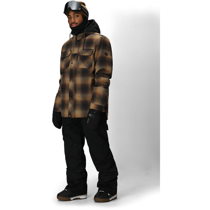 686 Woodland Insulated Jacket - Men's Caramel Plaid