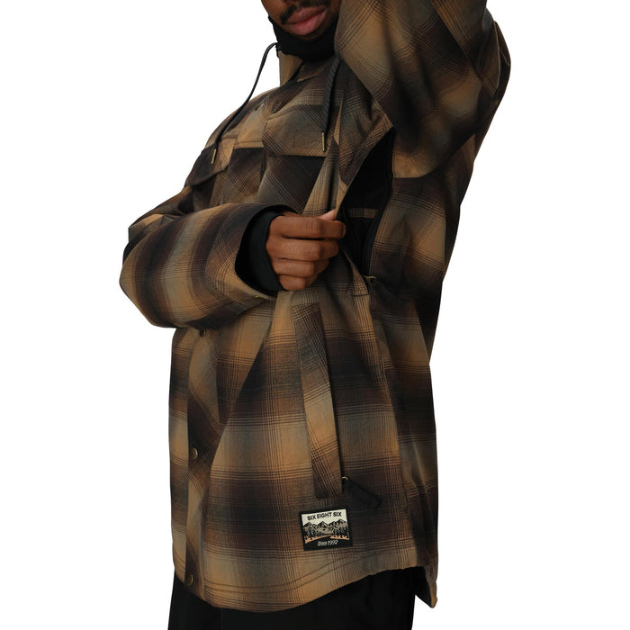 686 Woodland Insulated Jacket - Men's Caramel Plaid